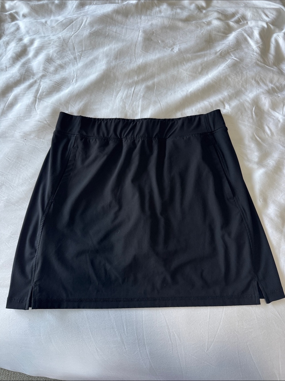 Talbots Activewear Black Pull-On Skort